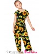 Black Sunflower Jumpsuit