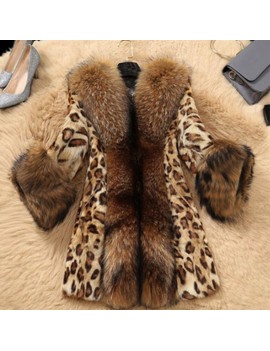Lovely Casual Patchwork Leopard Printed Coat